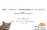 The ABCs of Government Contracting