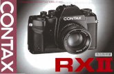 Contax RX II - User Manual