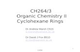 Year 2 Organic Chemistry Conformational Analysis of Cyclohexane Rings