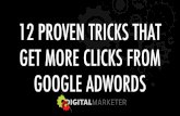 12 Proven Tricks That Get More Clicks From Google AdWords