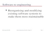 Software Re-Engineering in Software Engineering SE28