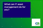 IT Asset Management:  What Can ITAM Do for You?