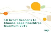 10 Great Reasons to Choose Sage Peachtree Quantum