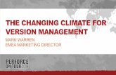 The Changing Climate for Version Management