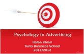 Psychology in advertising