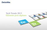 Tech trends 2013- Etude Deloitte