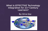 Effective Integration Technology for 21st Century Learners