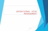 operations risk management power point presentation.