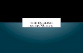 The english subjunctive