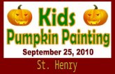 2010 Pumpkin Painting - St. Henry