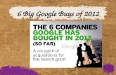 6 big google buys of 2012