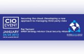 Securing the Cloud: Developing a new approach to managing third party risks