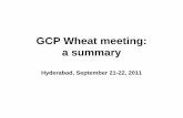 GRM 2011: Wheat Research Initiative progress report