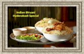 Indian Biryani Hyderabadi Special...