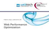 Web Performance Optimization - Web Tech Conference 2011 Talk