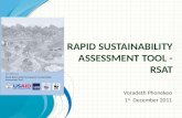 Rapid Sustainability Assessment Tool-RSAT