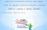 Benefits learning a foreing language
