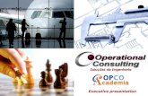Operational Consulting - Executive Presentation