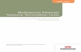 Multiservice Ethernet Network Termination Units