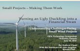 Understanding Challenges Facing  Small Wind Projects