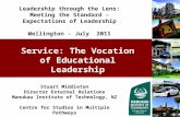 Servant Leadership - Leadership Through the Lens