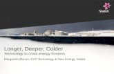 Longer, deeper, colder - Technology to cross energy frontiers