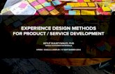 Experience Design Methods for Product / Service Development
