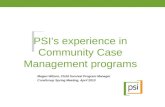 PSI’s experience in Community Case Management programs