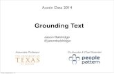 Grounding Text