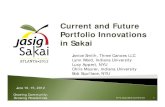 Current and future portfolio innovations in sakai