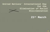 Day for the elimination of racial discrimination