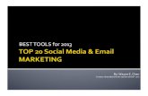 2013 Top Social Media and Online Marketing Tools