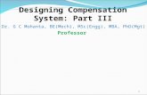 Designing compensation system Part III