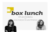 'Box Lunch: UX and Analytics
