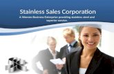 Stainless sales corporation presentation