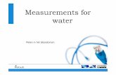 Measurements for Water: Meten in het laboratorium
