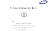 Rebound Hammer Test-priciple,procedure,cons&pros.....