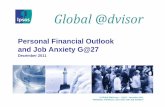 Ipsos Global Advisor Wave 27: Personal Financial Outlook and Job Anxiety