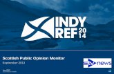 Ipsos MORI Scotland: Scottish Public Opinion Monitor September 2013
