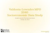 2040 Socioeconomic Study - GLPC Presentation