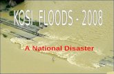 Kosi Flood in India ( Bihar) - a national calamity