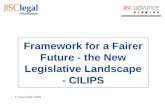 Framework for a Fairer Future - The New Legislative Landscape