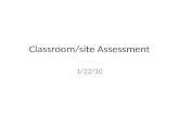 Class Room Assessment