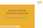 Desired state configuration with Powershell
