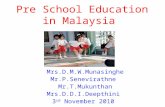 Pre School Education in malaysia