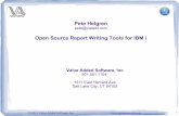 Open source report writing tools for IBM i  Vienna 2012