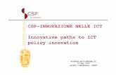 I Minds2009 Michela Pollone   Csp–Innovazione Nelle Ict Innovative Paths To Ict Policy Innovation