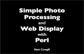 Simple Photo Processing and Web Display with Perl