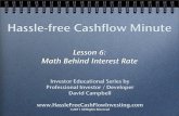 Hassle-free Cashflow Minute Lesson 6:  Math Behind Interest Rate