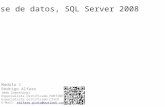 Modulo 1 - Base de datos, SQL Server 2008